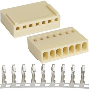 Разъём HU-07 2,54мм / 1375820-7TE / H2510-07PYC000R / DS1070-7F / L-KLS1-2.54-07-H