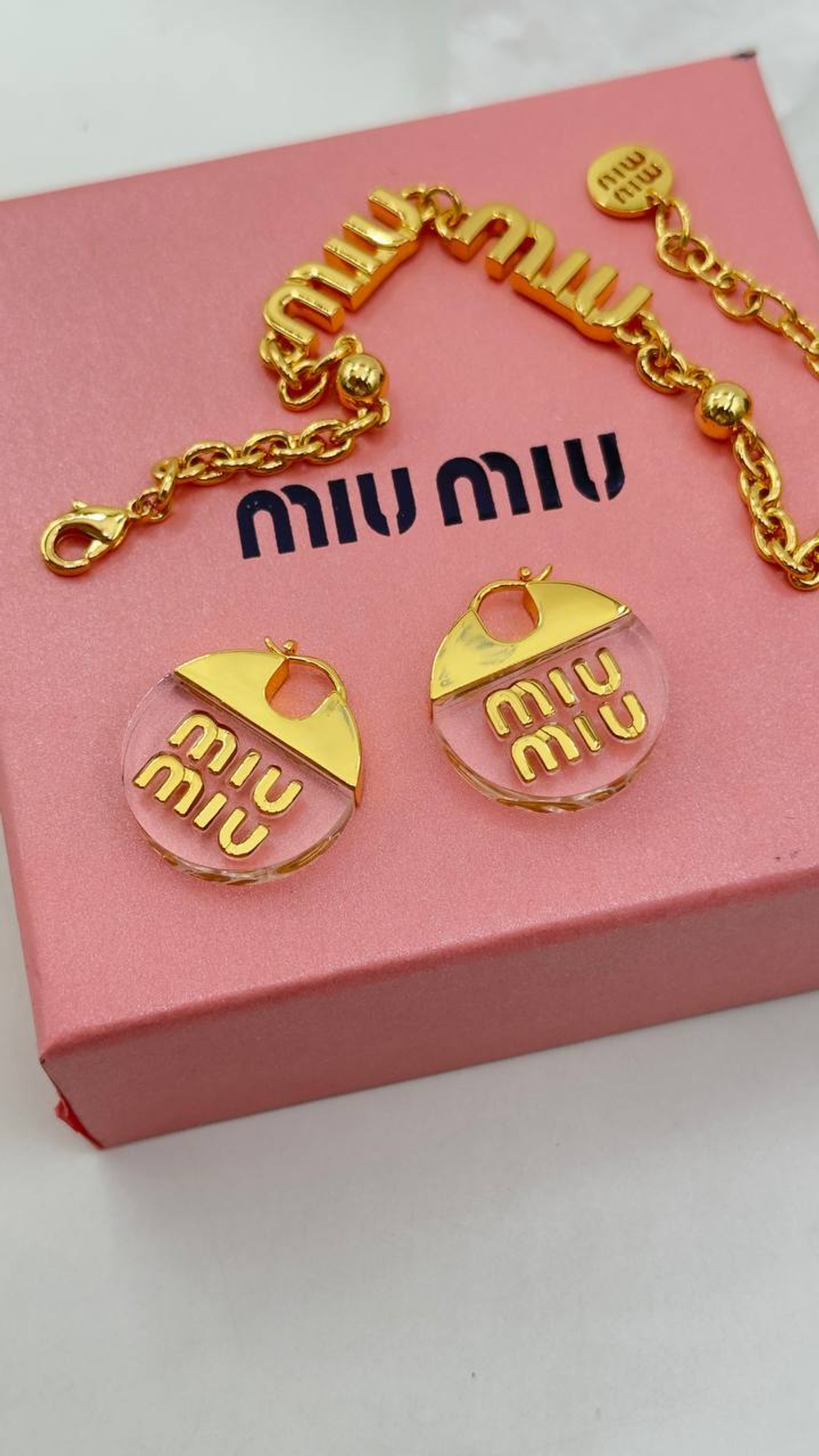 Серьги MIU MIU