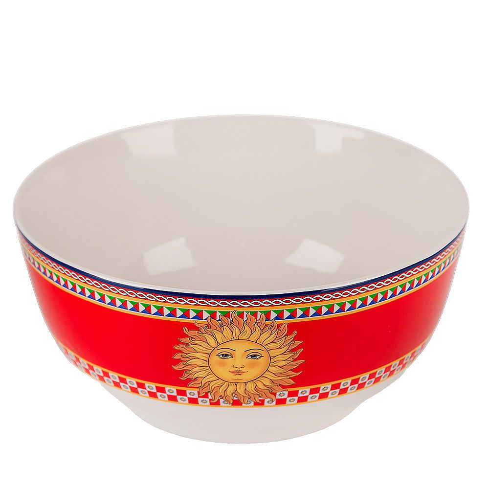 Салатник "Sicilia Sole" d= 20см (фарфор) (подарочная упаковка)
