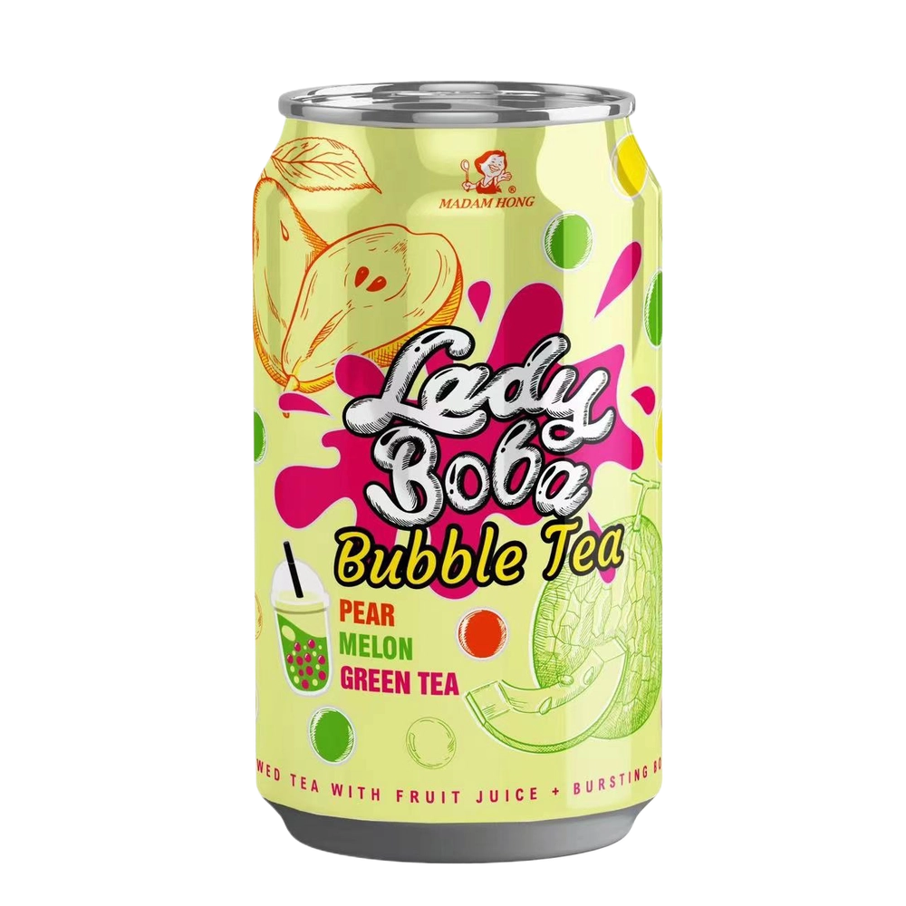Напиток Lady Boba Bubble Tea со вкусом груши и дыни
