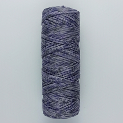 Полиэфирный шнур круглый 3 мм меланж Спелая ежевика