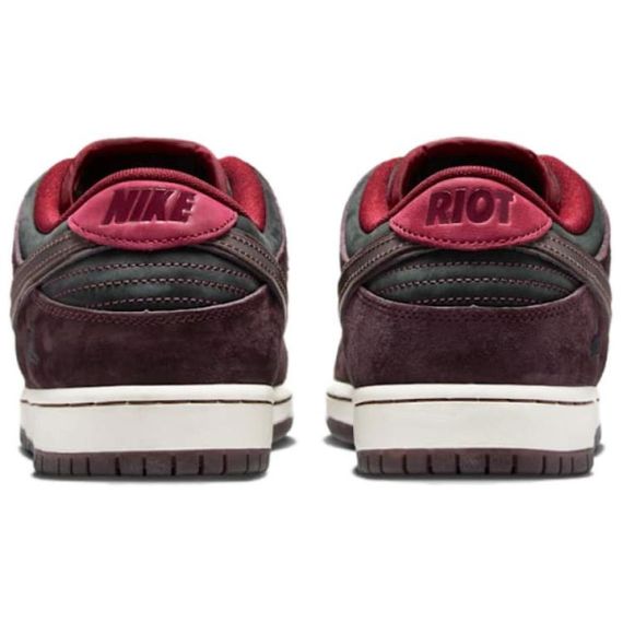 NIKE Dunk SB Кроссовки для скейтбординга Низкие Коричнево-красные Мужские