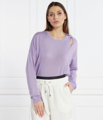 Хлопковый свитер Liu Jo - лавандовый(CA4115 MA63O)