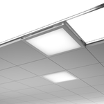 Светильник LED Geniled Office Rockfon Comfort 600x600x70 60Вт 5000К 90Ra (равномерная засветка) Матовое закаленное стекло
