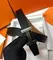 Двусторонний ремень Hermes, чёрный/коричневый