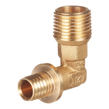 TECE TECEflex Уголок соединительный с ниппелем, латунь 16 × R 1/2" с наружной резьбой