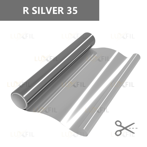 Пленка солнцезащитная R SILVER 35 LUXFIL, (на отрез)