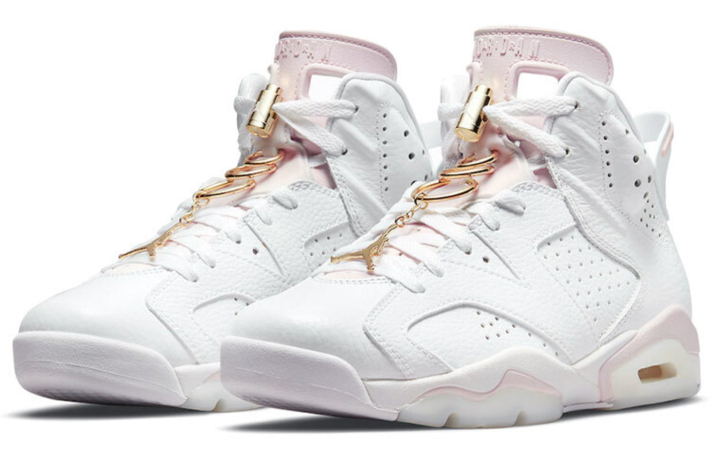Кроссовки Jordan Air Jordan 6 Retro "Gold Hoops" (Женская размерная сетка)