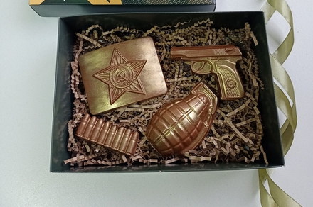 Шоколадный подарок для мужчин "Армейский набор"