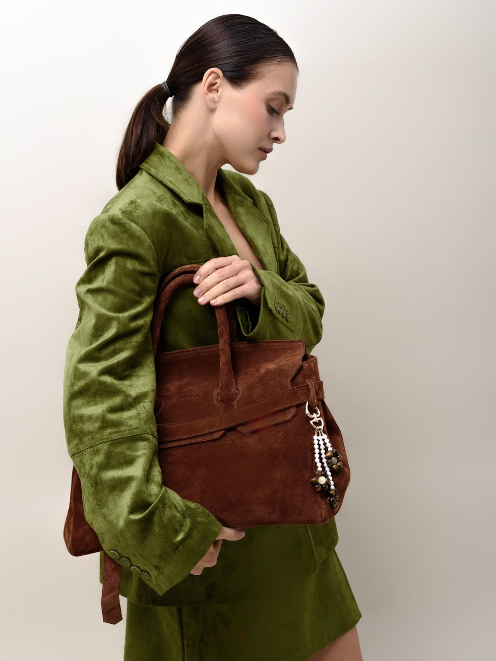 Брелок Flowers с тигровым глазом Gold