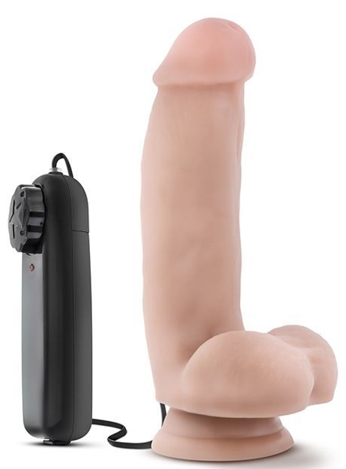 Реалистичный вибратор Blush The Quarterback 17,8 см, присоска