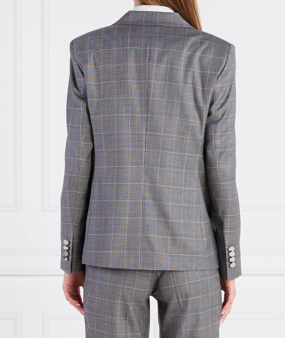 хлопковый пиджак jamata BOSS BLACK - серый(50494419)