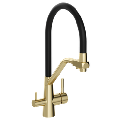 Смеситель для кухни Domaci Ливорно D8647GM золото матовое