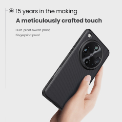 Чехол противоударный от Nillkin c поддержкой MagSafe для OPPO Find X8 Ultra, серия Super Frosted Shield Pro Magnetic Case