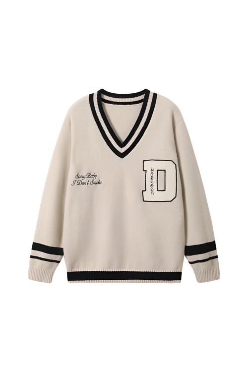 Свитер DONSMOKE "Campus" V-Neck Sweater