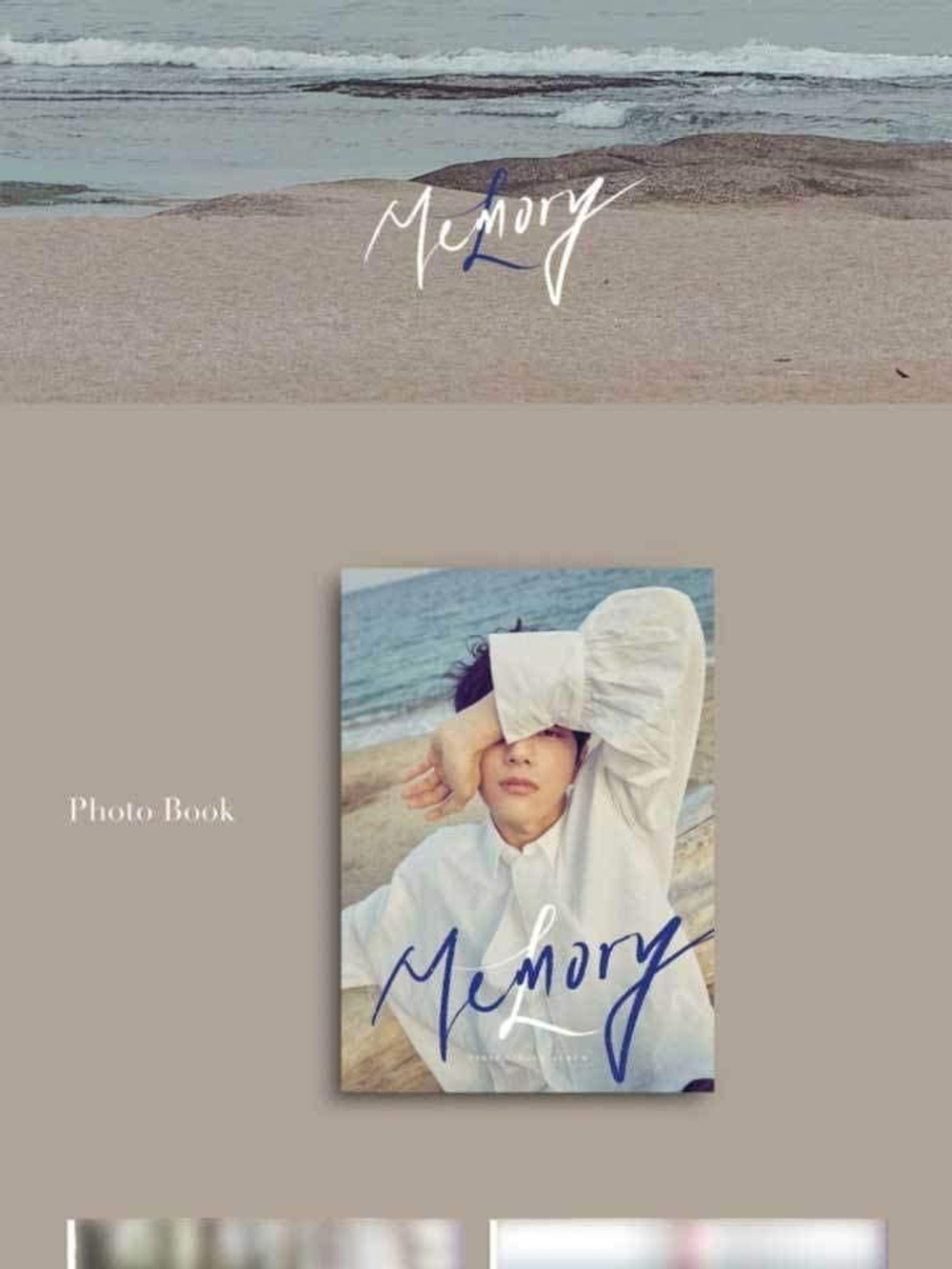 Альбом Infinite Kim Myung Soo (L) - Between Memory And Memory 1st Single Album