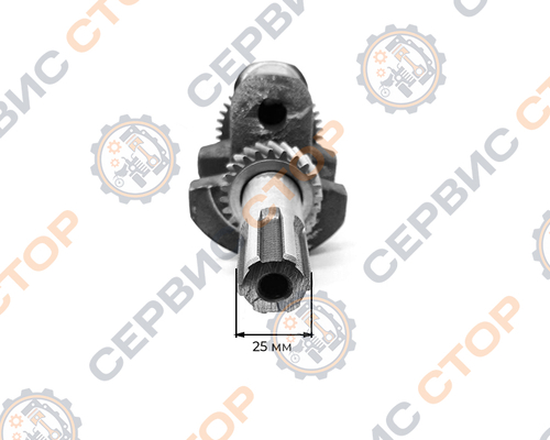 Коленвал в сборе Toyokawa 168F под шлиц ф=25 мм