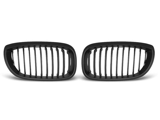 Решетка (ноздри) радиатора BLACK для BMW 3 E46 coupe рест