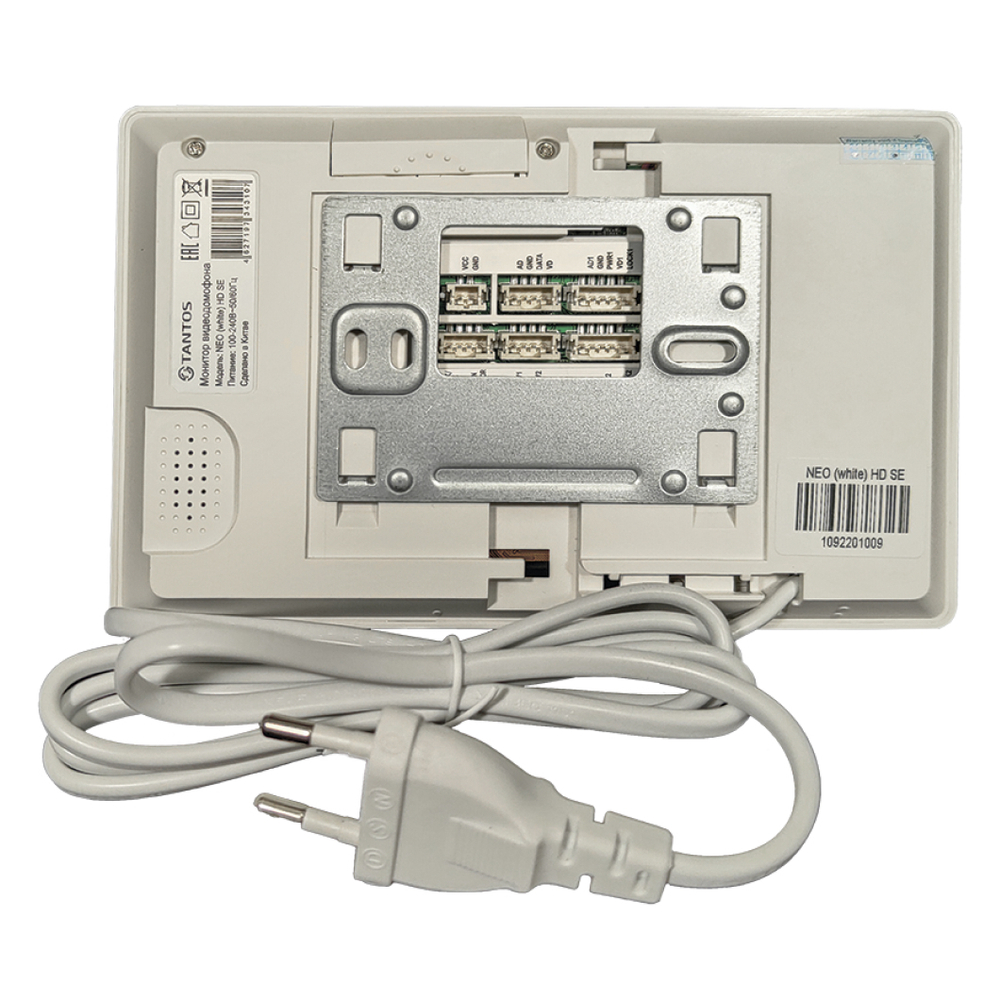 Монитор видеодомофона NEO HD SE (White) вид сзади