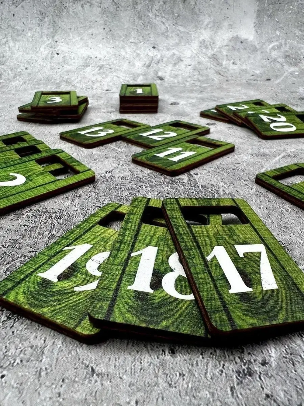 Номерки для гардероба 3х5 см