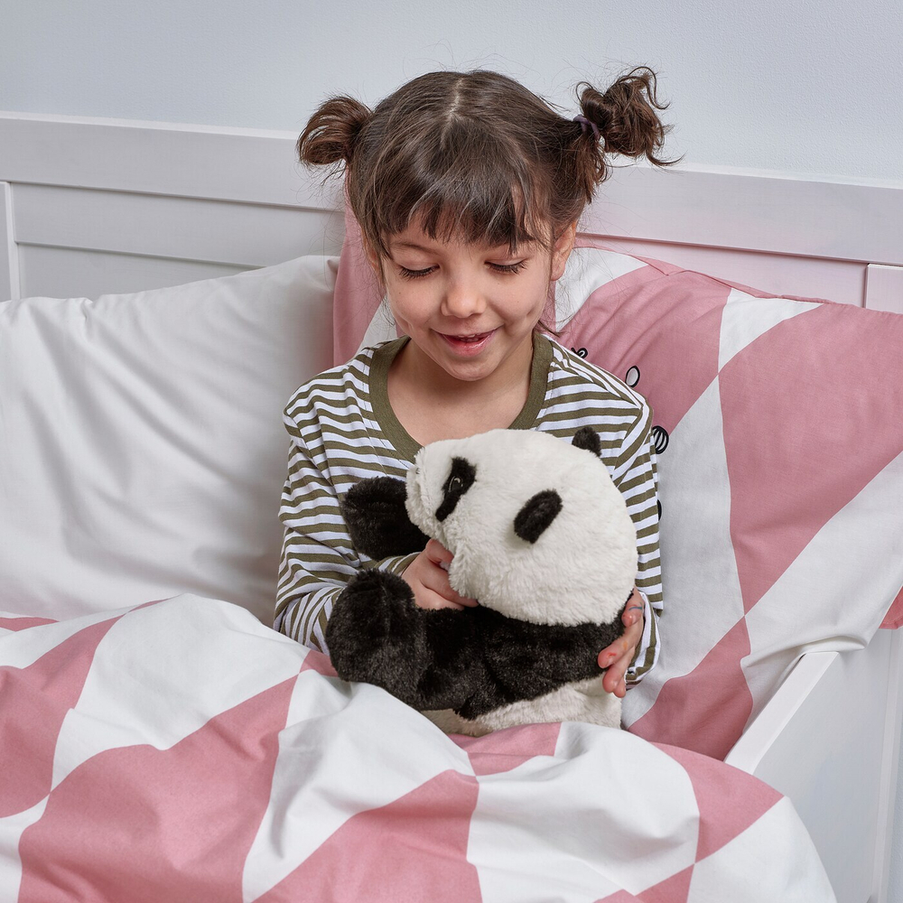 IKEA KRAMIG  (ИКЕА КРАМИГ)  -  Плюш, белый/черный