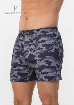 Трусы мужские семейные Pantelemone PMB-447, камуфляж серый