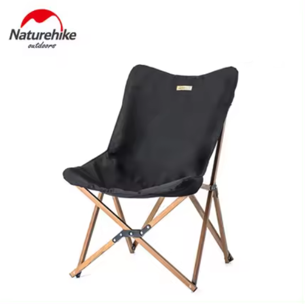 Кресло туристическое Naturehike MW01, складное, древесный, до 120 кг.