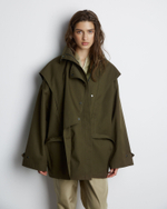 Тренч на молнии из хлопка Берберри хаки