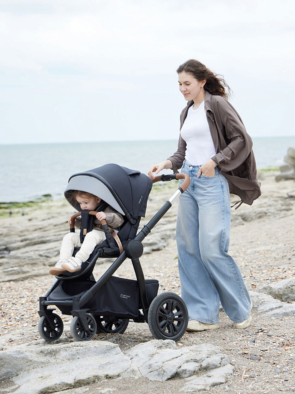 Детская коляска Happy Baby Mommer Pro 2 в 1 Black