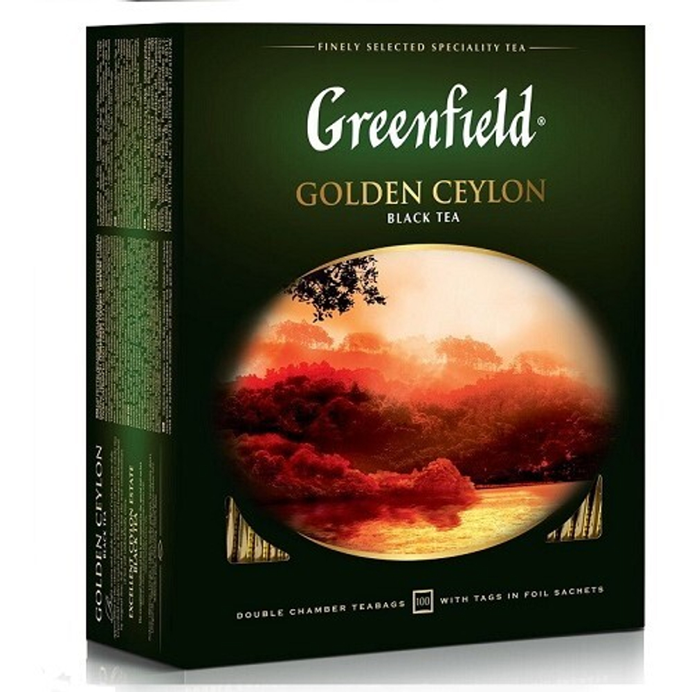 Чай черный Greenfield 100 пакетиков