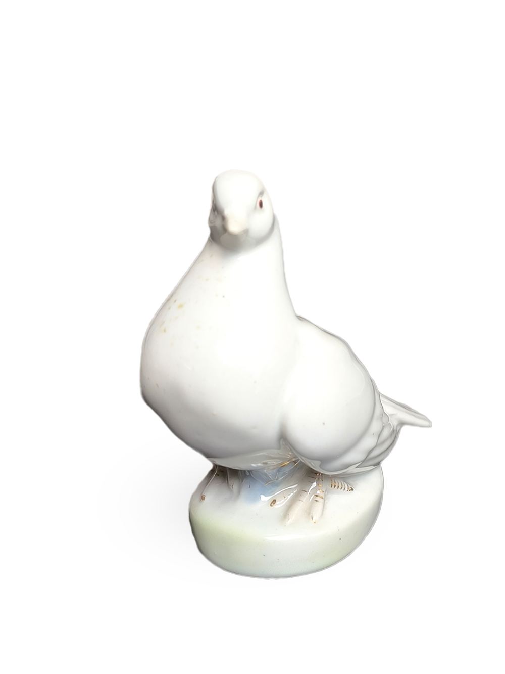 Фарфоровая статуэтка "Голубь" Гжель
