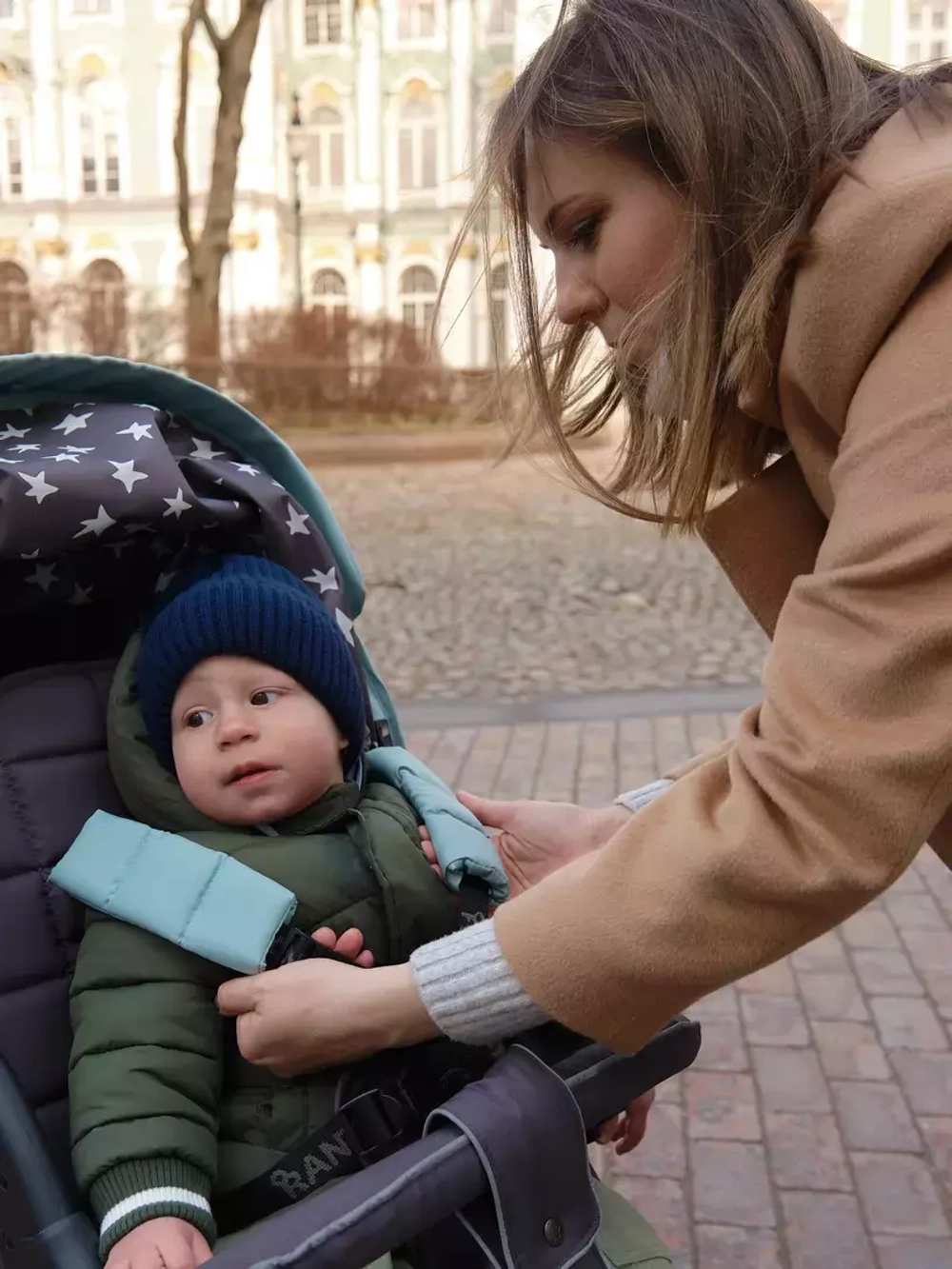 Коляска детская "KIRA STAR" RA055 Ocean Green 2022