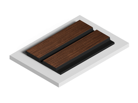 Стеновая панель HiWood декорированная, 270x12 см