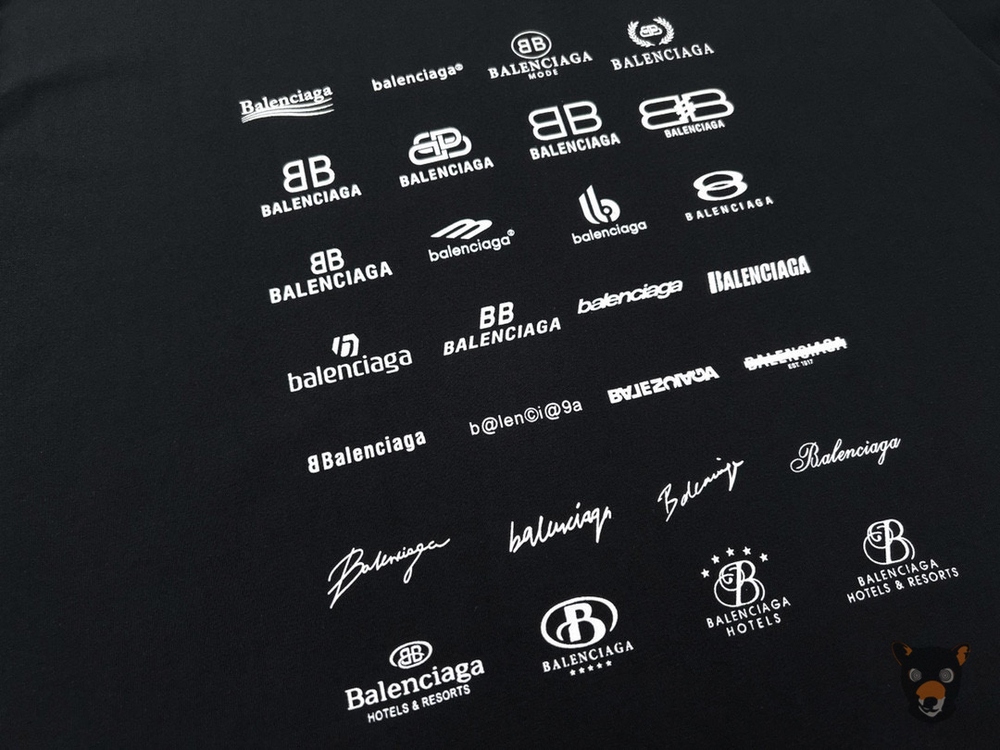 Футболка Balenciaga "Logos"