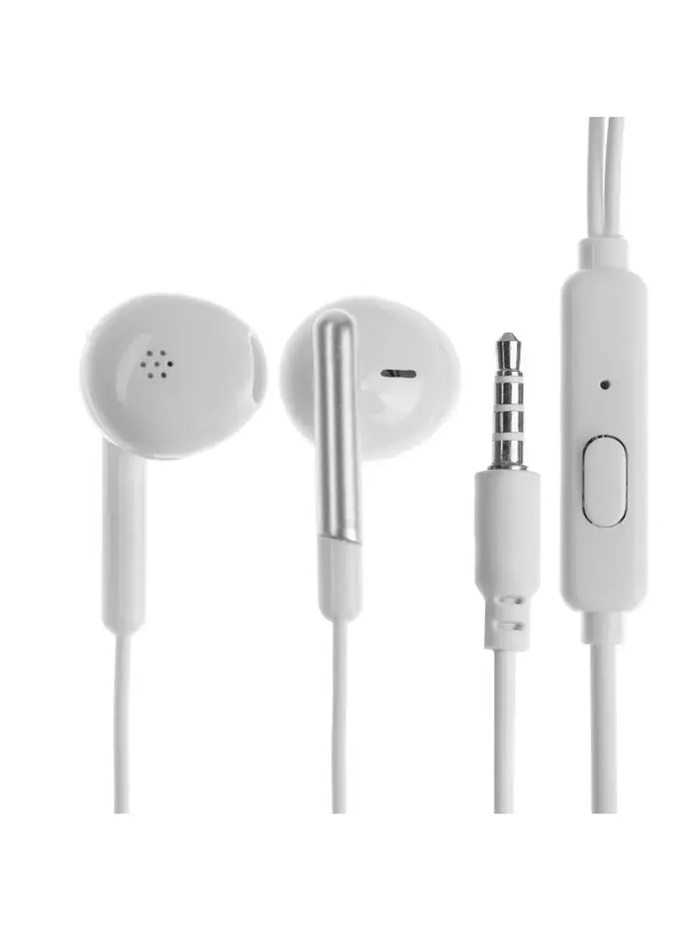 Наушники R-8, проводные, вкладыши, микрофон, 1 м, Jack 3.5 м