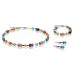Серьги Coeur de Lion 2838/20-1563 цвет голубой, розовый