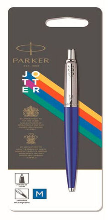 Ручка шариков. Parker Jotter Color корп.голубой M чернила син. блистер