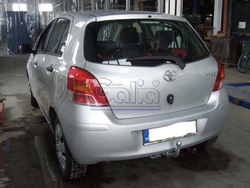 Фаркоп оцинкованный Galia T057A для Toyota Yaris 2005-2014(паспорт и сертификат в комплекте)(без электрики)