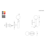 Бра ST Luce Pietra SL1210.501.01