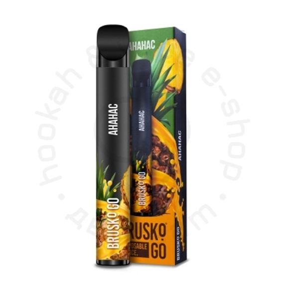Одноразовая ЭС Brusko Go, до 800 затяжек, Ананас, №20