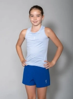 Шорты для девочек Girl's Performance Court Shorts - 2 in 1 With Ball Pockets (Striking Blue/Silver, 222J303952)