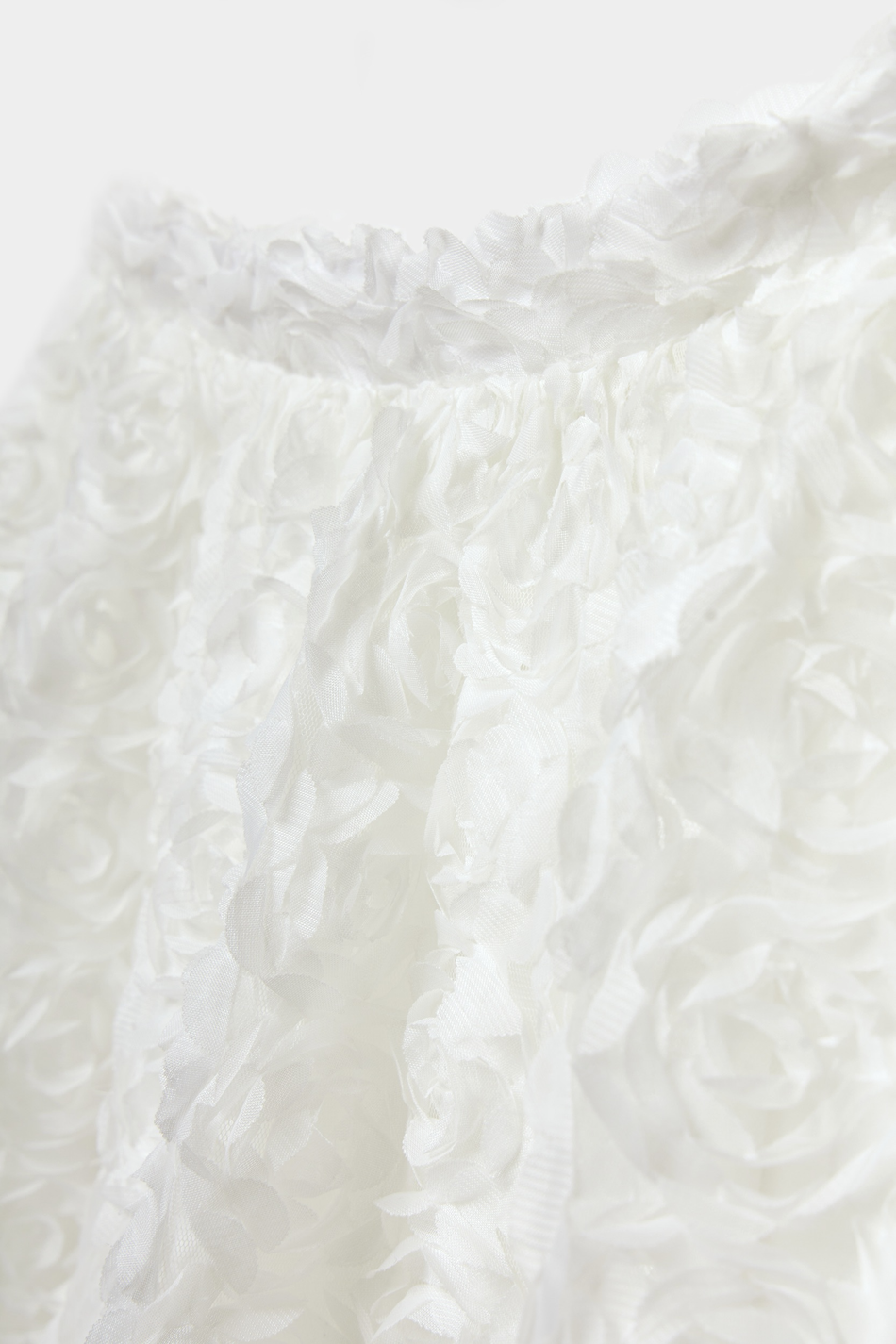 Юбка баллон с объемными розами