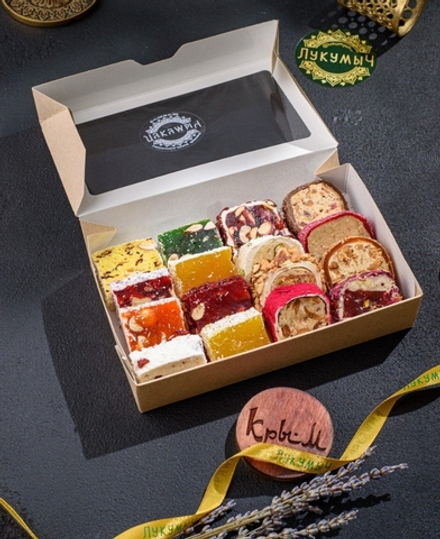 Набор ассорти лукум Крым+Турция 500г
