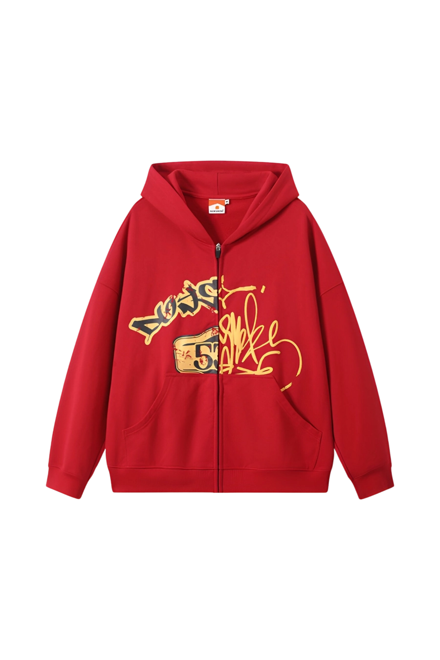 Худи DONSMOKE Split-Print Zip Hoodie