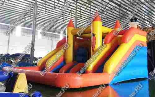 Батут "Морковка" с бассейном