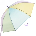Зонт детский полуавтомат «Ultramarine - Радуга», пастель, 8 спиц, d-92, в сложе. виде 71см●