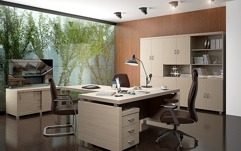 Шкаф низкий с нишей МОДЕРН