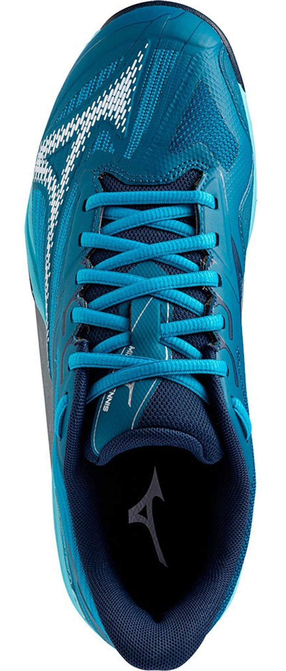 Теннисные кроссовки Mizuno Wave Exceed Light 2 AC - moroccan blue/white/bluejay