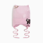 Шапка для девочек А.903, розовый, р-р 50-52 9259347