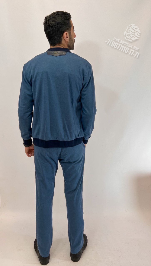 Спортивный костюм Zilli со вставками кожи крокодила